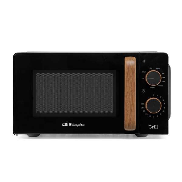 Orbegozo Mig 2140 Microondas Multifuncion - Capacidad 20L - Potencia 700W - Grill 900W - 5 Niveles De Potencia - Funcion Descongelacion - Temporizador 30Min