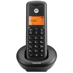 Motorola Teléfono Inalámbrico E201 Negro DECT Digital