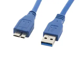 Lanberg Cable USB 0,5 m Micro-USB A a USB A Azul