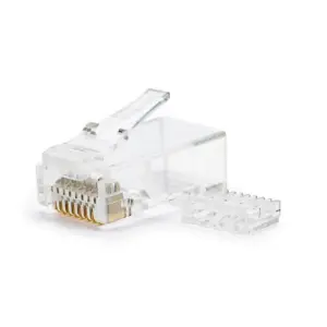 Nanocable Pack de 10 Conectores RJ45 8 Hilos Cat.6 Transparentes