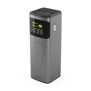 Hama Powerbank 24000mAh 200W USB-C USB-A Power Delivery Pantalla TFT Color Gris