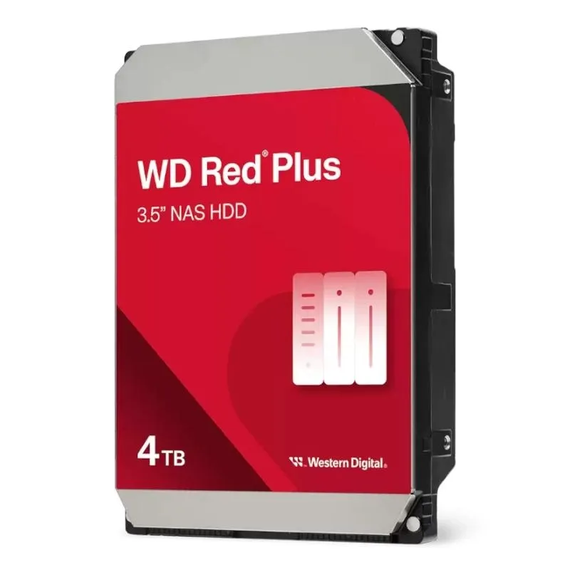 Western Digital WD Red Plus Disco Duro Interno 3.5" 4TB NAS SATA III