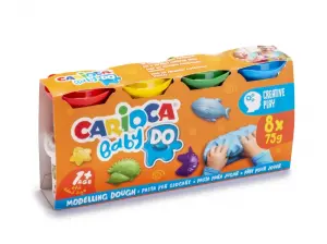 Carioca Baby Pack de 8 Pastas de Modelar Super Ligera y Maleable - Secado al Aire