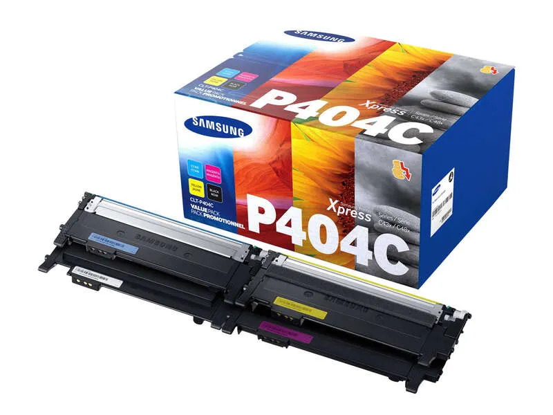 Samsung Clt-P404C Pack De 4 Cartuchos De Toner Originales - Su365A