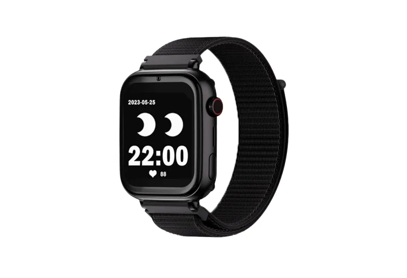 Savefamily Reloj Inteligente Smartwatch Infantil Savewatch Plus Con Gps Y Llamada - Ip67 - Boton Sos - Carcasa Negra - Correa Tela Negra