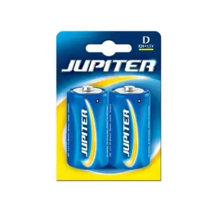 Jupiter Pack de 2 Pilas Salinas D R20 para Aparatos de Bajo Consumo