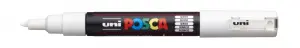 Posca Marcador PC-1M Punta Fina 0.7-1mm Blanco No Permanente