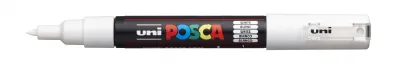 Posca Marcador PC-1M Punta Fina 0.7-1mm Blanco No Permanente