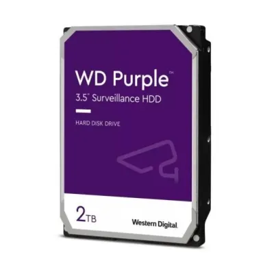 Western Digital Purple 2TB SATA-600 HDD para Seguridad y Domótica