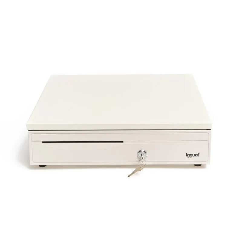 Iggual Cajón Portamonedas Iron-30W 42Cm 5+5 Blanco