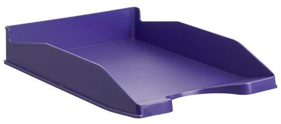 Archivo 2000 Bandeja Apilable En 3 Posiciones Fondo Liso Din A4 Y Folio 345X255X60 Mm Malva