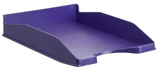 Archivo 2000 Bandeja Apilable En 3 Posiciones Fondo Liso Din A4 Y Folio 345X255X60 Mm Malva