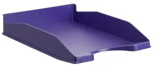 Archivo 2000 Bandeja Apilable 3 Posiciones Fondo Liso DIN A4 345x255x60 mm Malva