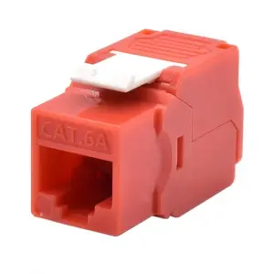 WP Keystone Cat. 6a UTP RJ45 Hembra Rojo
