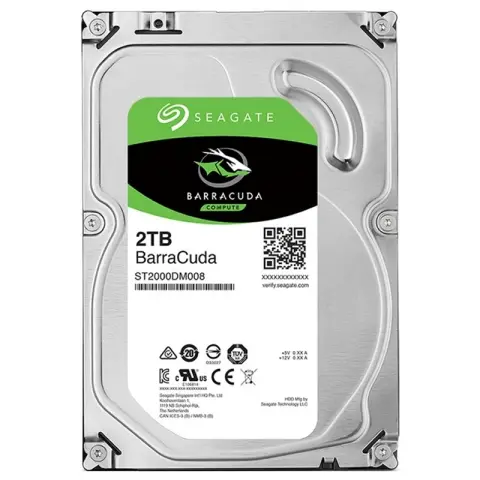 Seagate BarraCuda 2TB 3.5" SATA3 HDD