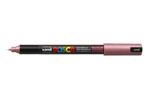 Posca Marcador  Pc-1Mr No Permanente Punta Extrafina 0.7Mm Rojo Metalico