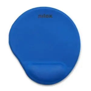 Nilox Alfombrilla Ergonómica Para Ratón Azul