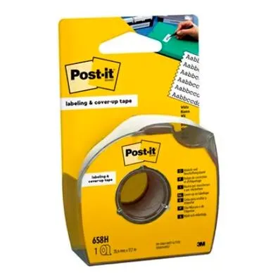Post-It Cinta Adhesiva 658-Hd Invisible Rollo 25,4Mm X 17,7M 6 Lineas C/Dispensador
