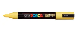 Posca Marcador PC-5M No Permanente Punta Forma De Bala 1,8 - 2,5 mm Amarillo Pajizo