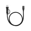 Nanocable Cable USB-C a USB-A/USB-C 3.2 Gen2 0.5M