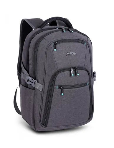 Urban Factory Heavee Green Mochila De Viaje Para Portatil 17.3" - Ecologica - Color Gris