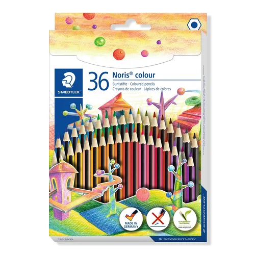 Staedtler Lápices De Colores Noris Colour Wopex Ecológico Estuche 36U