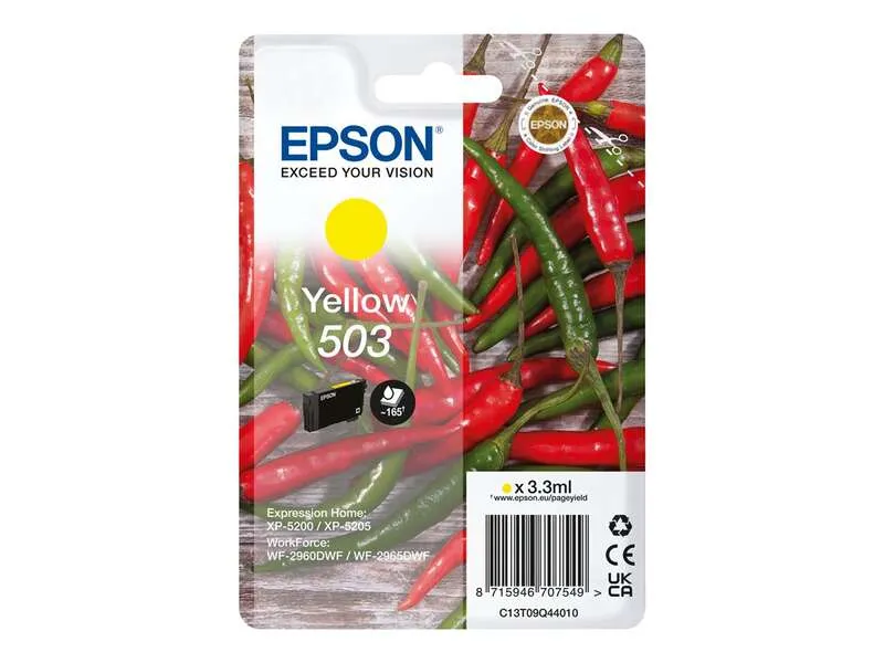 Epson 503 Amarillo Cartucho De Tinta Original - C13T09Q44010