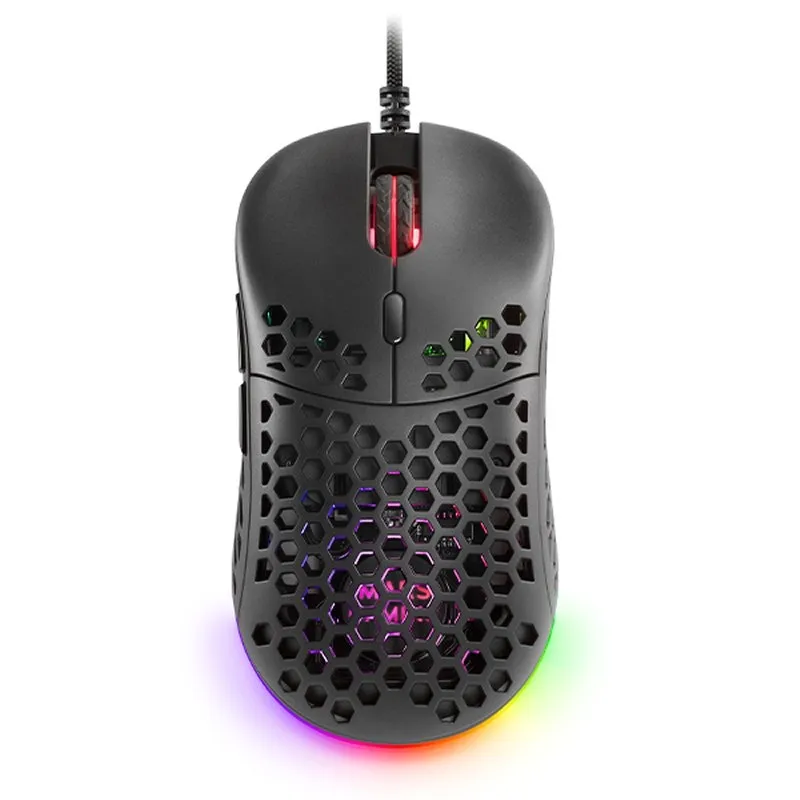 Mars Gaming MM55 Mouse RGB Chroma 12800 DPI Diseño Hive Black