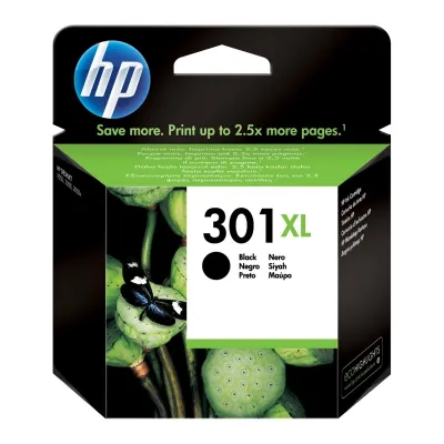 HP Cartucho 301XL Negro de Alta Capacidad para Impresoras