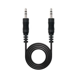 Nanocable Cable Audio Estéreo Jack 3.5mm Macho a Macho 10m Negro