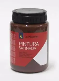 La Pajarita Témpera Escolar Satinada Marrón Castaño 35ml L-32