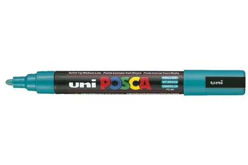 Posca Marcador PC-5M No Permanente Punta Forma De Bala 1,8 - 2,5 Mm Verde Esmeralda