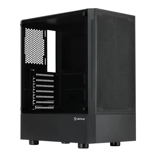 Unykach Aero C35 Caja Atx - Fuente De Alimentacion 500W Incluida - Tamaño Disco Soportado 3.5", 2.5" - Usb-A 3.0 Y Audio