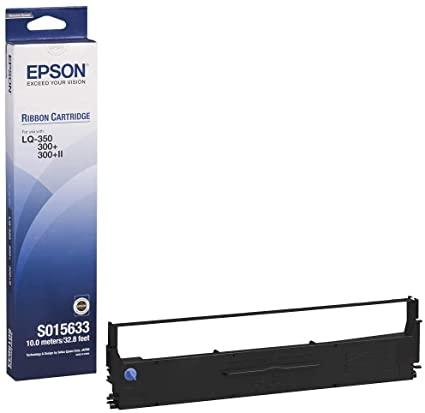 Epson Cinta Negro Nylon Lq-300/300C/300+Ii/ 350/500/550/570/570+/580/800/850/870  - Sustituye A La C13S015021