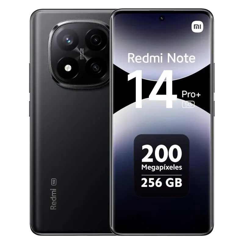 XIAOMI Redmi Note 14 Pro+ 5G 6,67" 256GB 8GB Negro