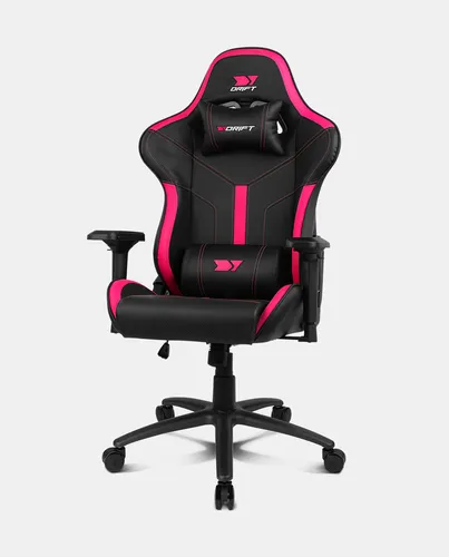 DRIFT DR350 Butaca Gamer Asiento Acolchado Negro y Rosa