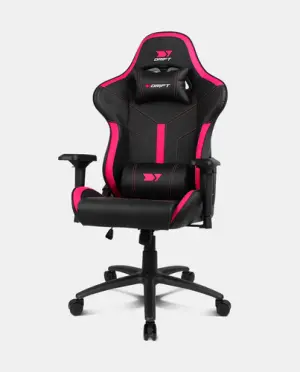 DRIFT DR350 Butaca Gamer Asiento Acolchado Negro y Rosa