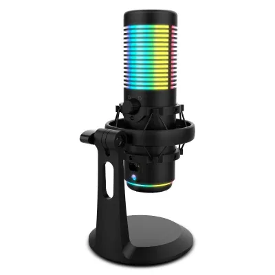 KROM Micrófono KAZE Streaming RGB