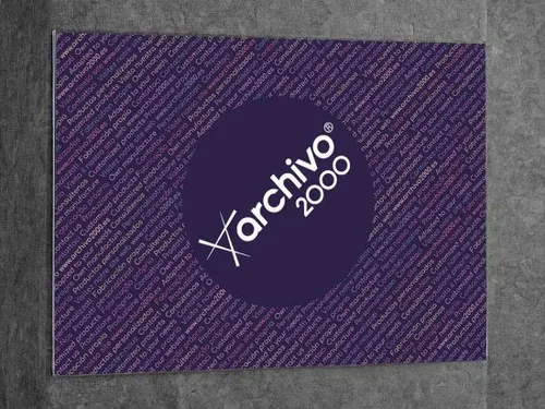Archivo 2000 Expositor Mural Archivo 2000 "Premium" Con Adhesivo Din A3 Horizontal Espesor 3 Mm 420X300 Mm