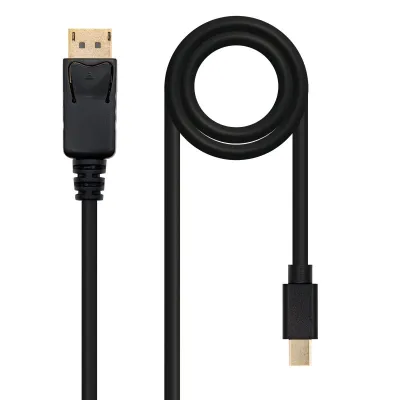 Nanocable Cable Mini DP Macho a DisplayPort Macho 2m Negro