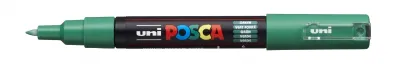 Posca PC-1M Marcador de Pintura Verde 0.7mm Punta Cónica Tinta Base Agua Resistente a Luz