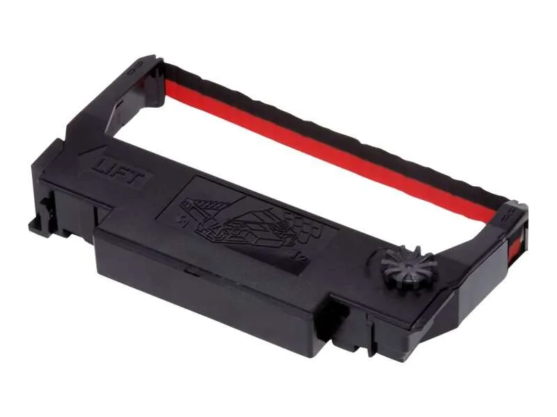 Epson Cinta Registradora Negro-Rojo ERC-38BR para TM 300A, 300B, 300C, 300D, U200D, U210D, U300A, U300B, U300C, U300D, TMV 210PD, TM 220PB, 220, 220D, M188