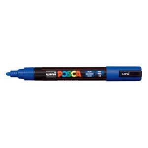Posca Marcador PC-5M No Permanente Punta Forma De Bala 1,8 - 2,5 mm Azul