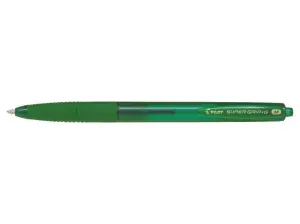 Pilot SuperGrip G Bolígrafo Retráctil 1.0mm Punta Redonda Tinta de Aceite Verde