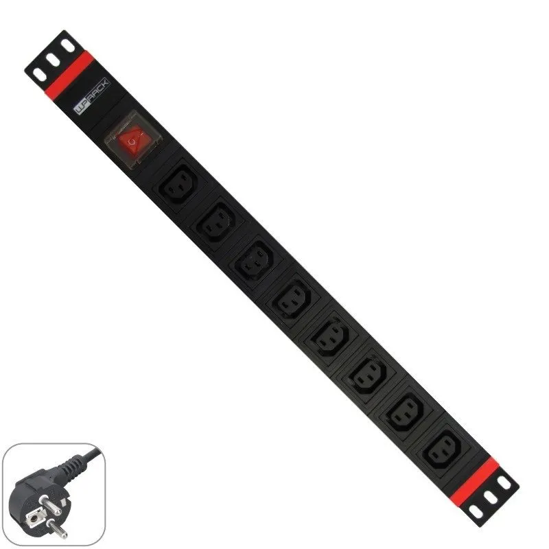 Wp Regleta 19" 8 Tomas Iec C13 Schuko