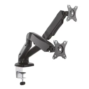 Aisens Soporte De Mesa Contrapeso Giratorio E Inclinable 3 Pivotes 2 Brazos (13"-32")
