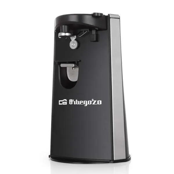 Orbegozo Cu 6500 Abrelatas Electrico 3 En 1 - Practico Y Funcional - Cuchilla De Acero Inoxidable - Potencia 60W - Facil Limpieza - Diseño Atractivo