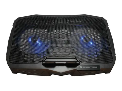 Conceptronic Base De Refrigeración Para Portátiles Con 2 Ventiladores De 125mm Hasta 17
