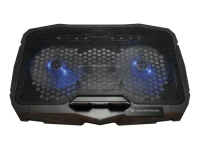 Conceptronic Base De Refrigeración Para Portátiles Con 2 Ventiladores De 125mm Hasta 17