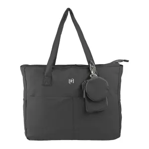 Oxford Endless Tote Bag 14L con 9 Bolsillos y Neceser Interior - Color Negro